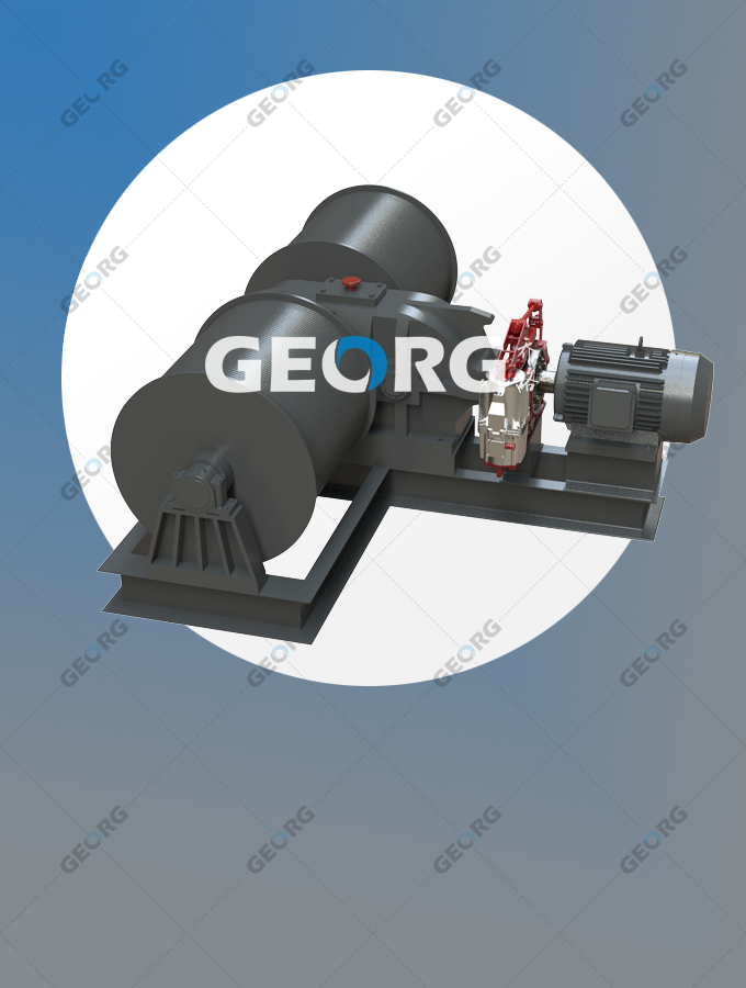 雙吊點(diǎn)卷?yè)P(yáng)機(jī)，雙卷筒卷?yè)P(yáng)機(jī)C-垂直軸型